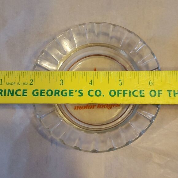 VINTAGE Ashtray Novelty Promo Ashtray Howard Johnsons Motor Lodge and Restaurant - Picture 3 of 12